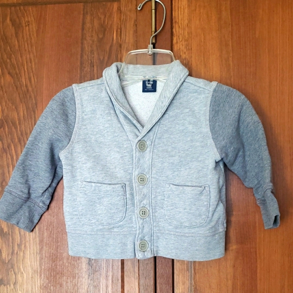 Baby Gap Two Tone Bomber Jacket Sz 18-24 M